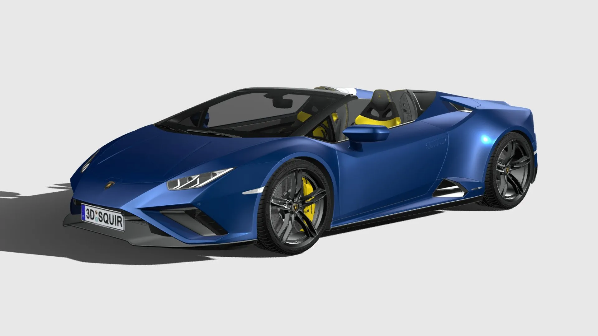 Lamborghini 3D Car (FBX) – lamborghini huracan evo rwd spyder 2021 – 3D Model
