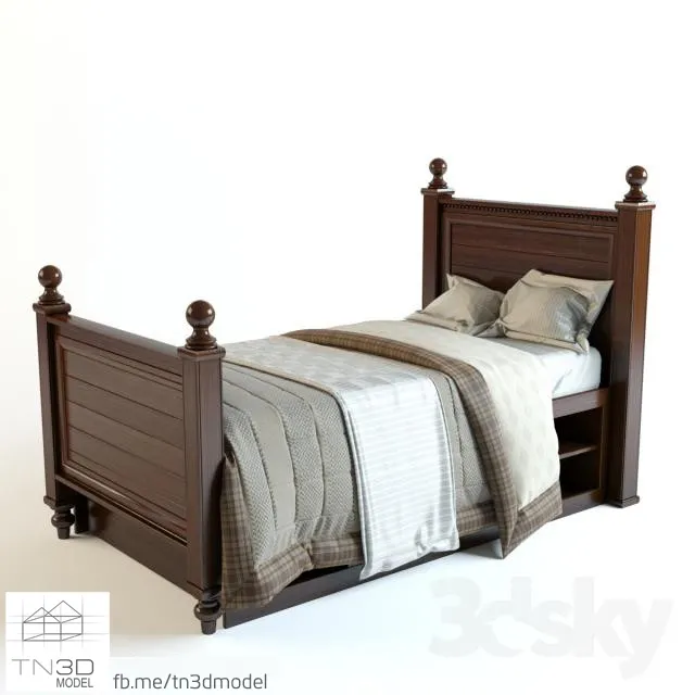 CLASSIC BED – 3D MODELS – 3dsmax – 006