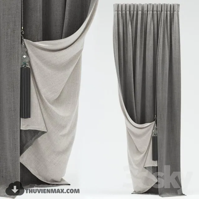 CURTAINS – WINDOW COVERS – 3D MODELS – 004