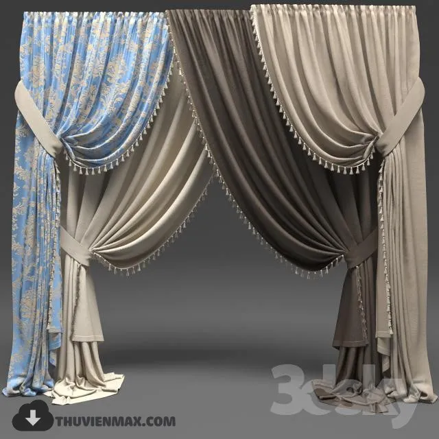 CURTAINS – WINDOW COVERS – 3D MODELS – 012