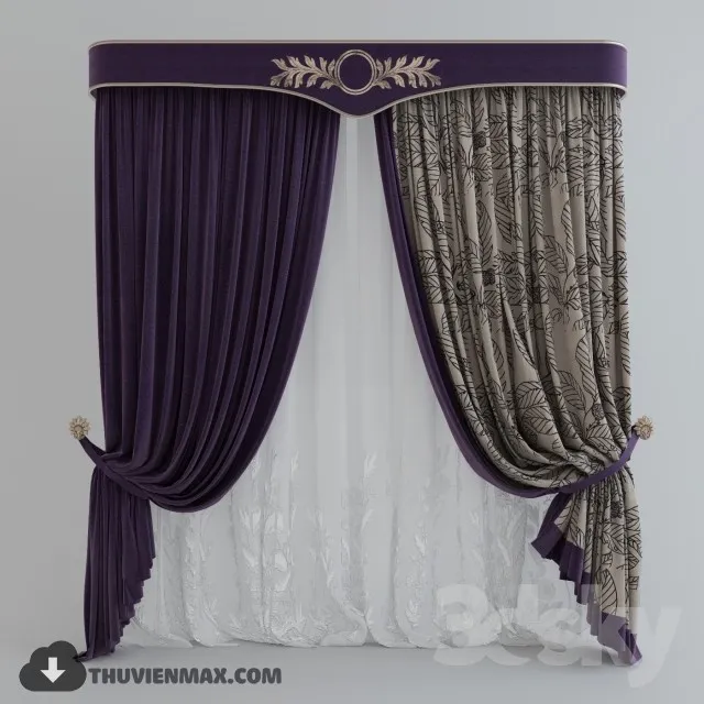 CURTAINS – WINDOW COVERS – 3D MODELS – 016