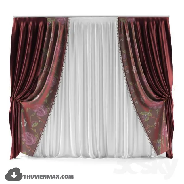 CURTAINS – WINDOW COVERS – 3D MODELS – 020