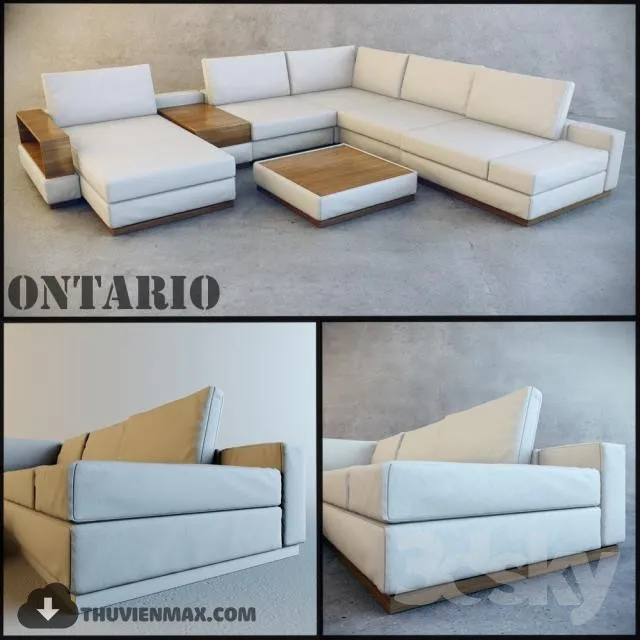 MODERN SOFA L TYPE – 3DMODELS – 018