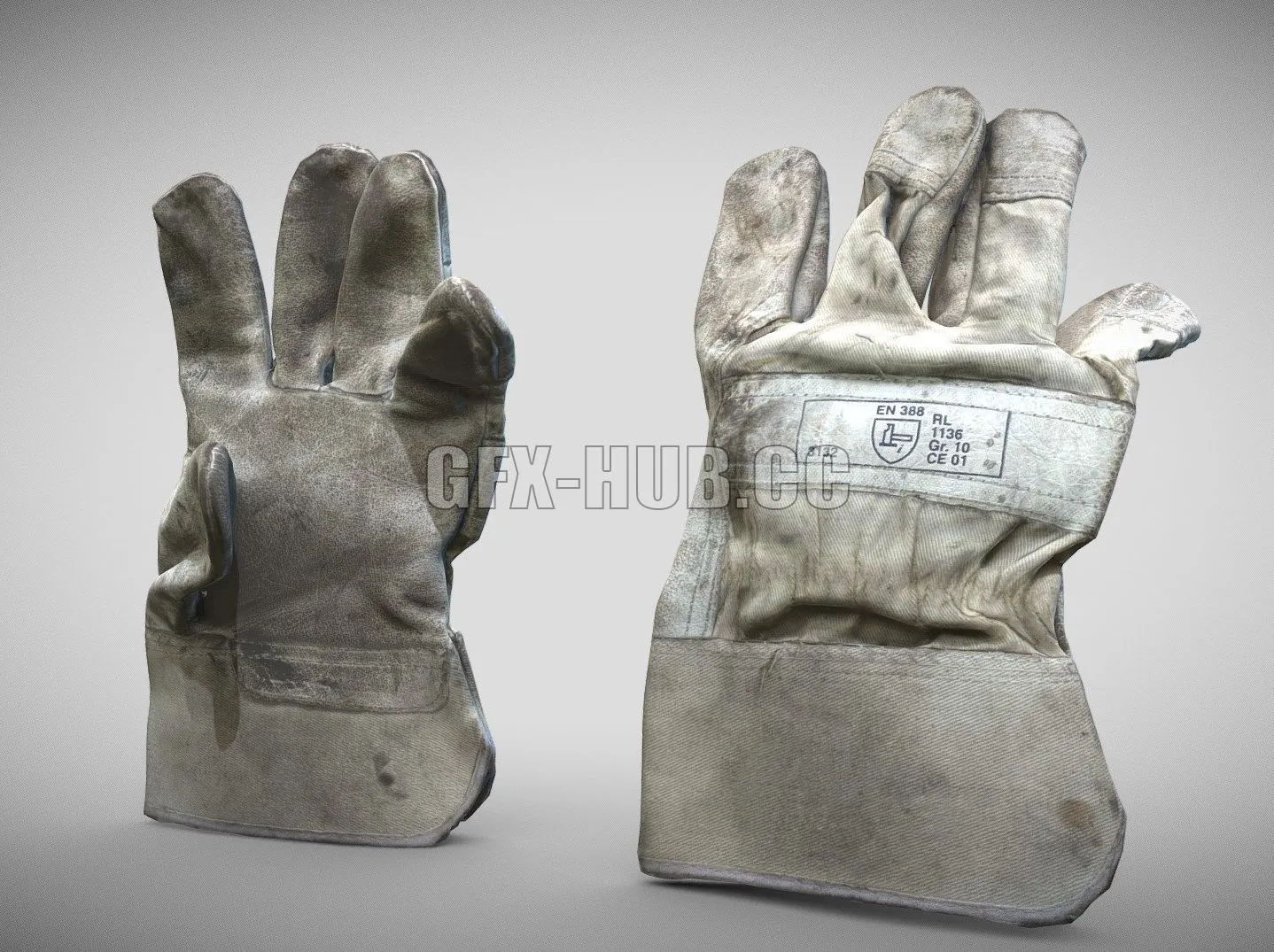 PBR Game 3D Model – Glove (Photogrammetry)