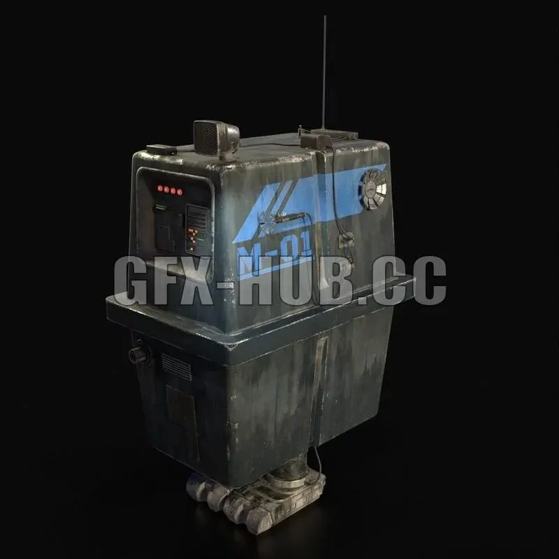 PBR Game 3D Model – Gonk Droid – Star Wars