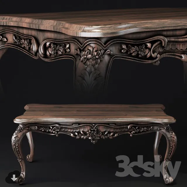 CLASSIC COFFEE TABLE – 3DMODEL – 06