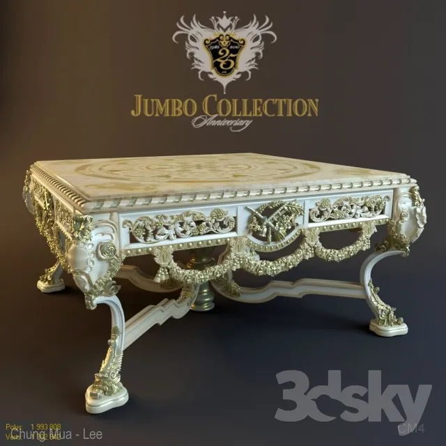 CLASSIC COFFEE TABLE – 3DMODEL – 13