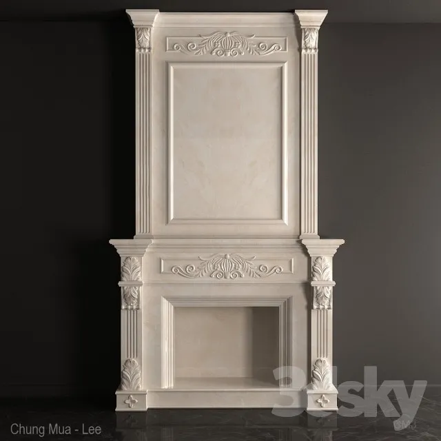 CLASSIC FIRE PLACE – 3D MODELS – 20