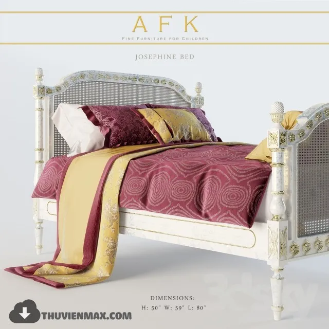 CLASSIC BED – 3DMODELS – 09