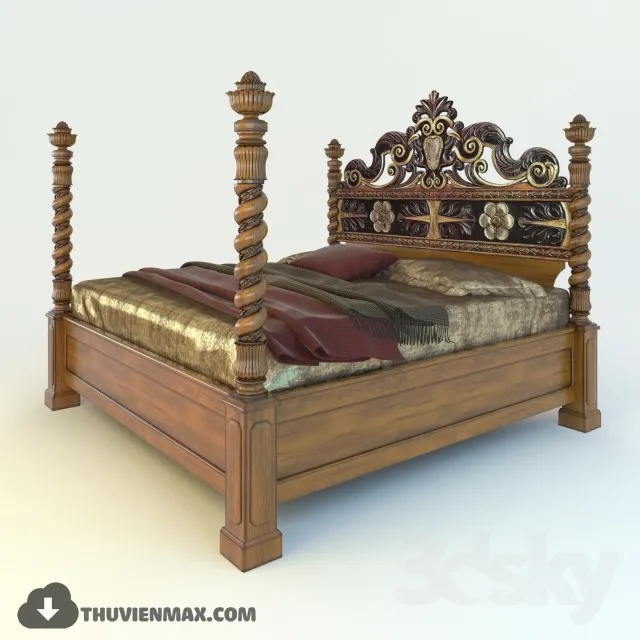CLASSIC BED – 3DMODELS – 15
