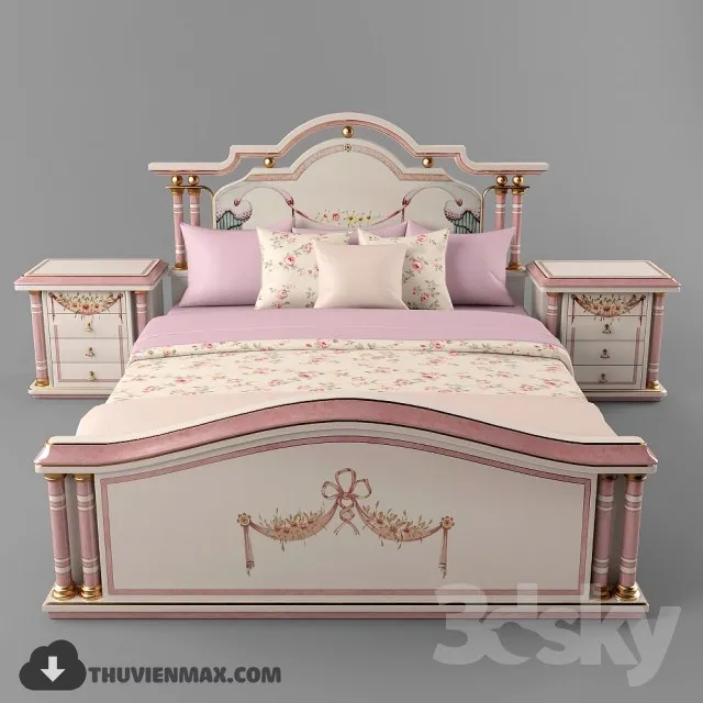 CLASSIC BED – 3DMODELS – 16