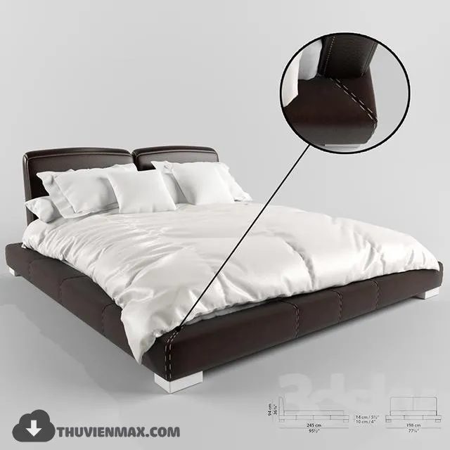 MODERN BED – 3D MODELS – 3dsmax – 040