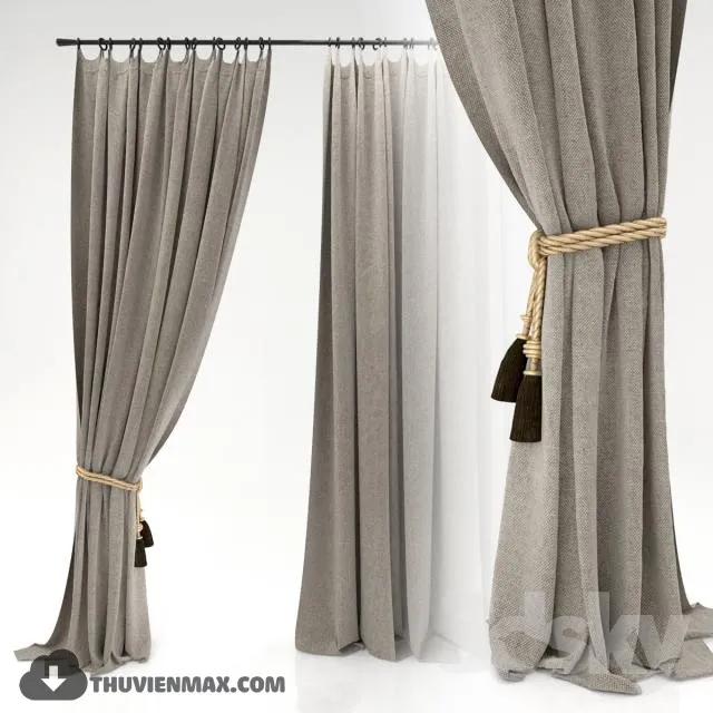 CURTAINS – WINDOW COVERS – 3D MODELS – 021