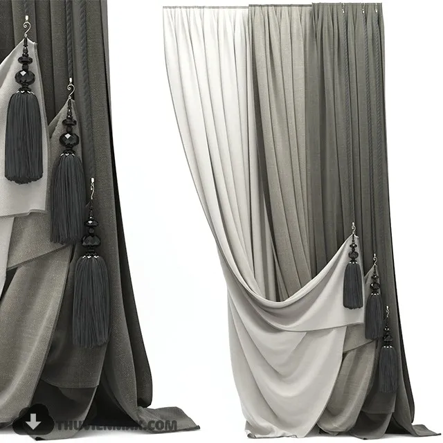 CURTAINS – WINDOW COVERS – 3D MODELS – 028