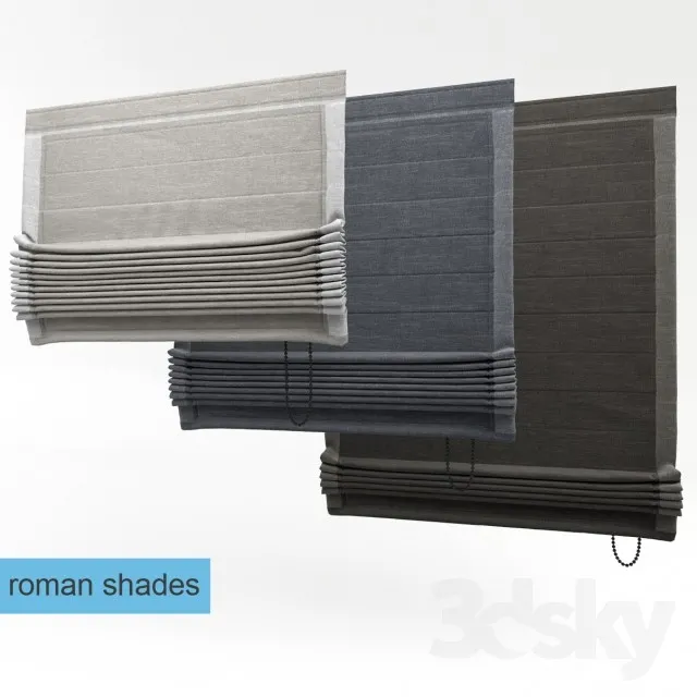 CURTAINS – WINDOW COVERS – 3D MODELS – 034