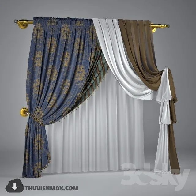 CURTAINS – WINDOW COVERS – 3D MODELS – 040