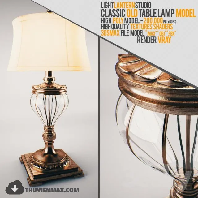 CLASSIC TABLE LIGHTS – 3DMODEL – 06