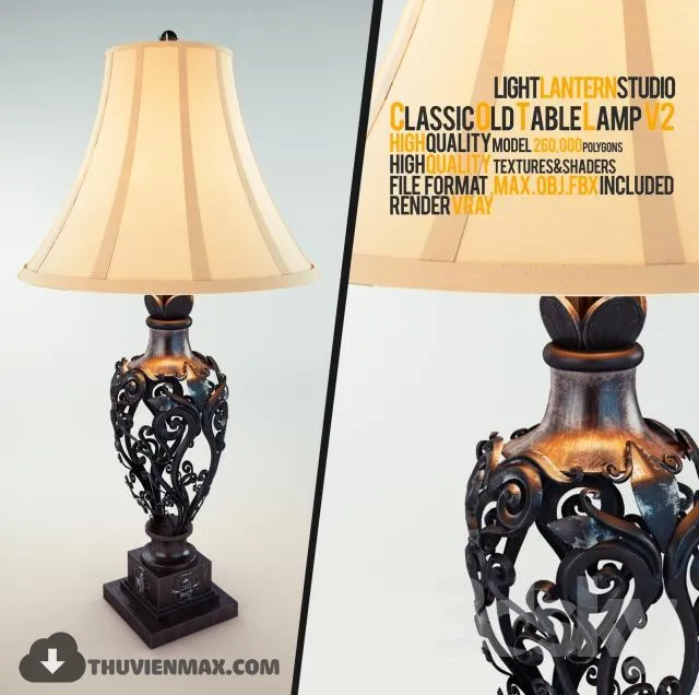CLASSIC TABLE LIGHTS – 3DMODEL – 08