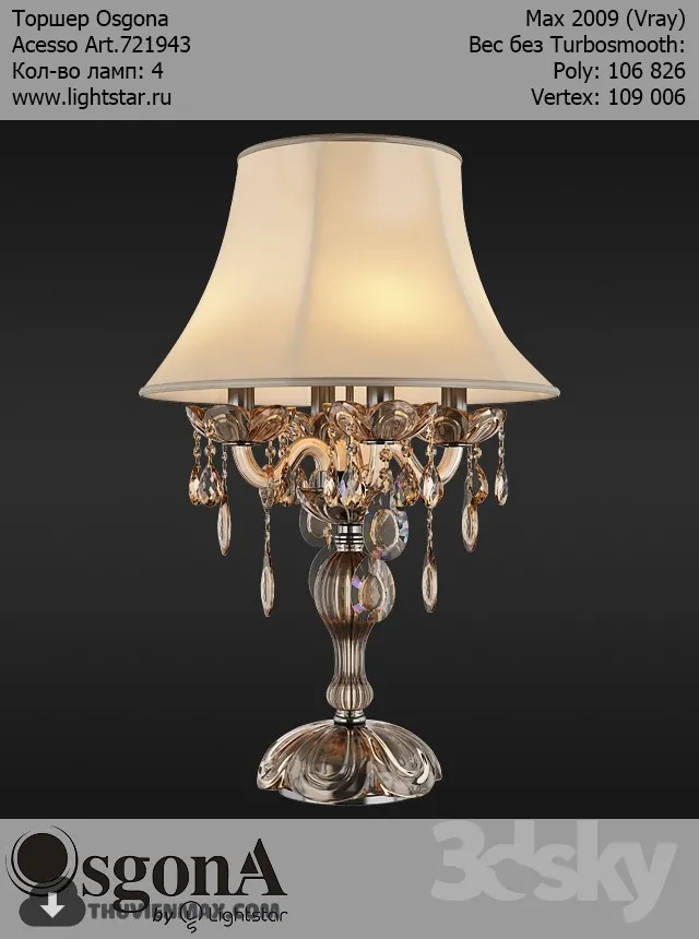 CLASSIC TABLE LIGHTS – 3DMODEL – 20
