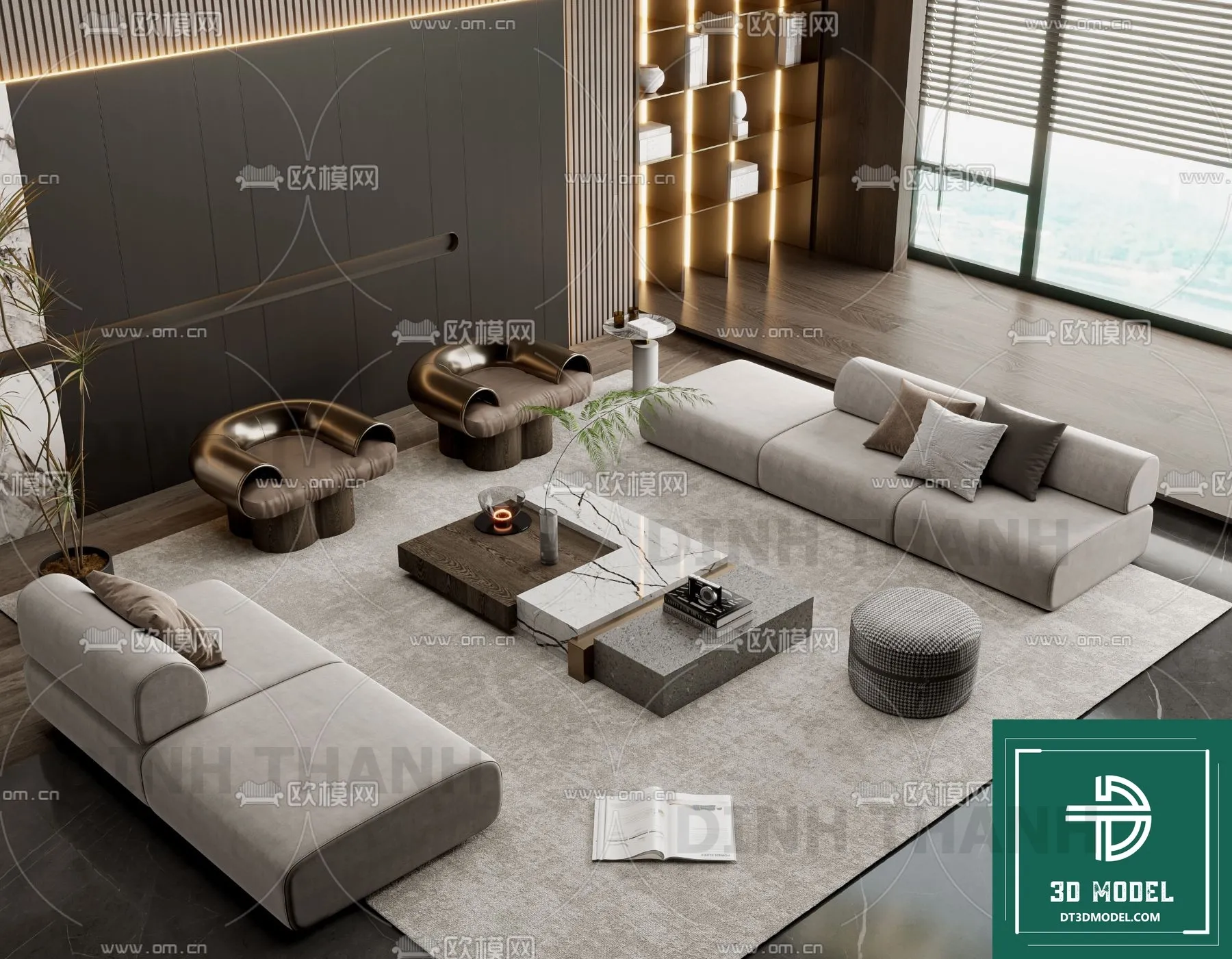 MINOTTI SOFA – 3D MODELS – 012
