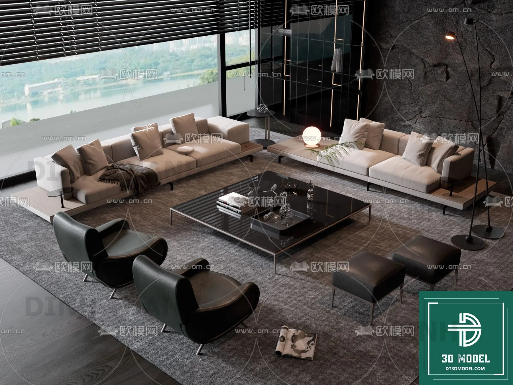 MINOTTI SOFA – 3D MODELS – 035