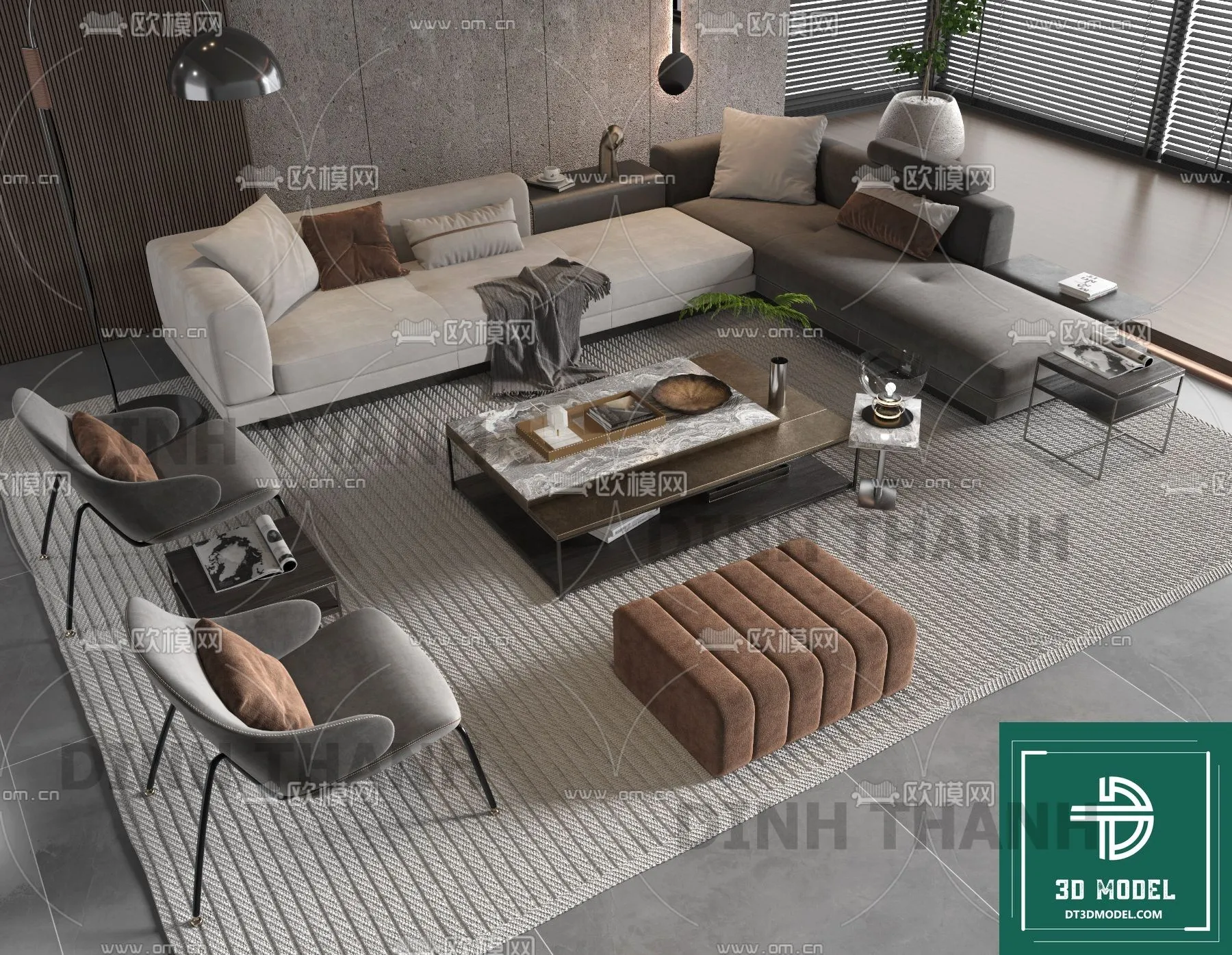 MINOTTI SOFA – 3D MODELS – 051