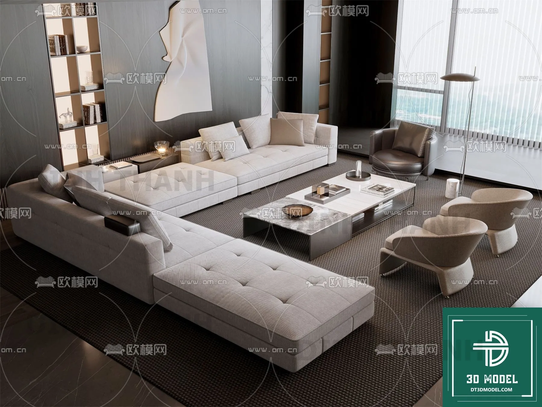 MINOTTI SOFA – 3D MODELS – 060