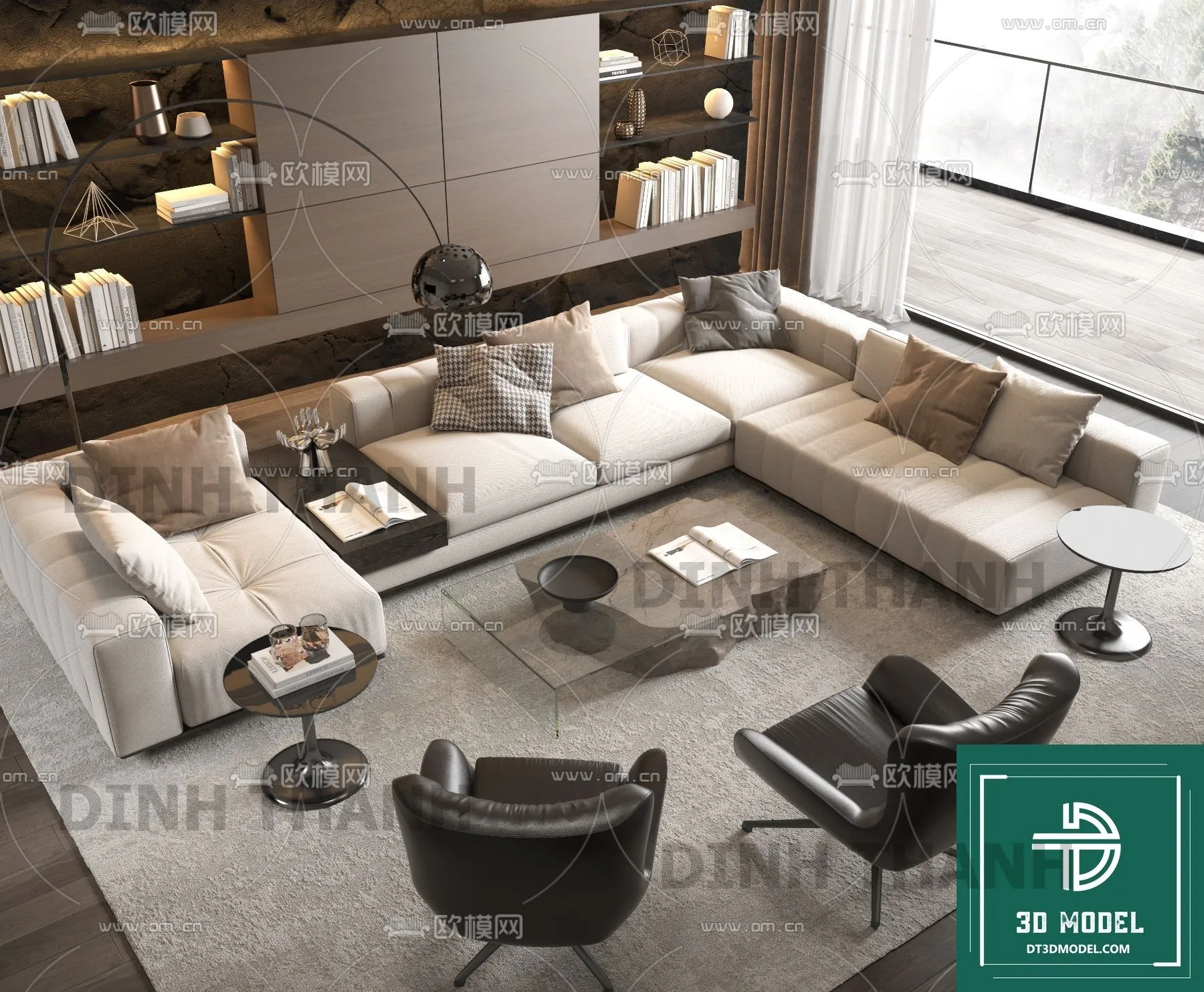 MINOTTI SOFA – 3D MODELS – 080