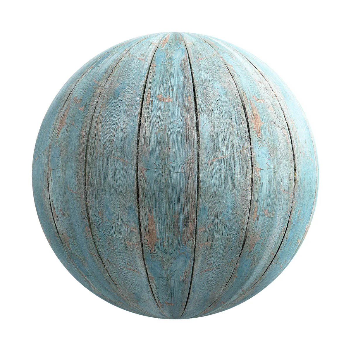 CGAxis PRB 18 – Blue Painted Wooden Planks Pbr 55 – 4K – 8K