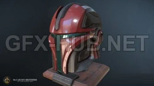 PBR Game 3D Model – Helmet (fbx, tex)