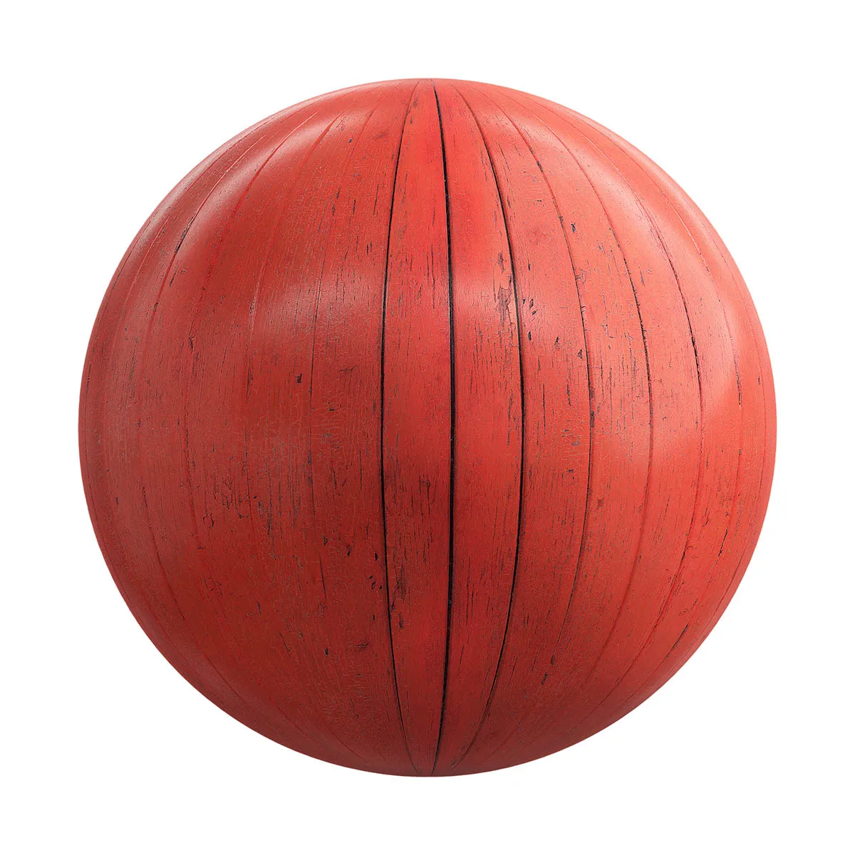 CGAxis PRB 18 – Red Painted Wooden Planks Pbr 54 – 4K – 8K