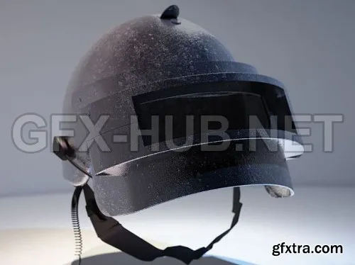 PBR Game 3D Model – Helmet 02