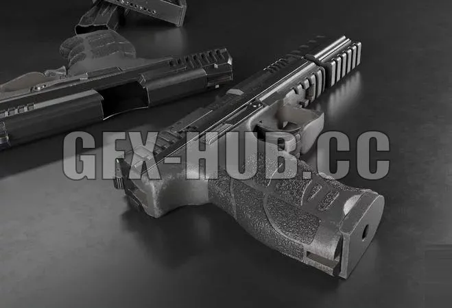 PBR Game 3D Model – HK P30L