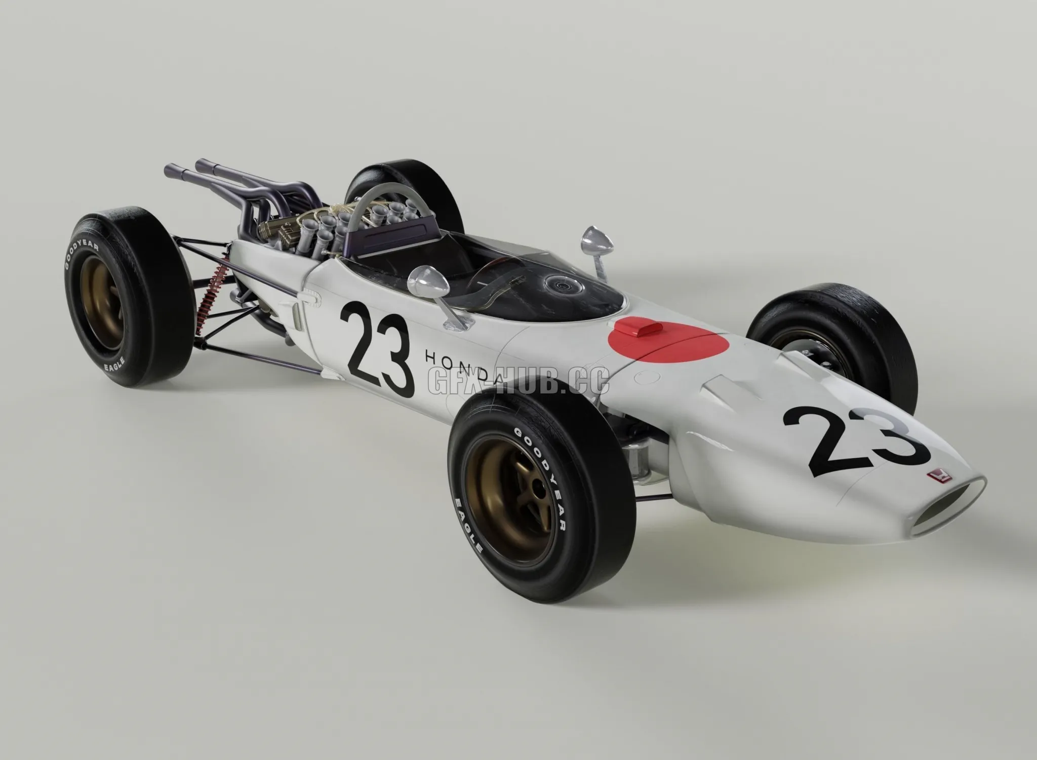 PBR Game 3D Model – Honda RA 272