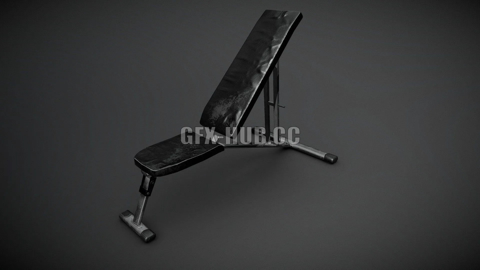 PBR Game 3D Model – Incline Bench