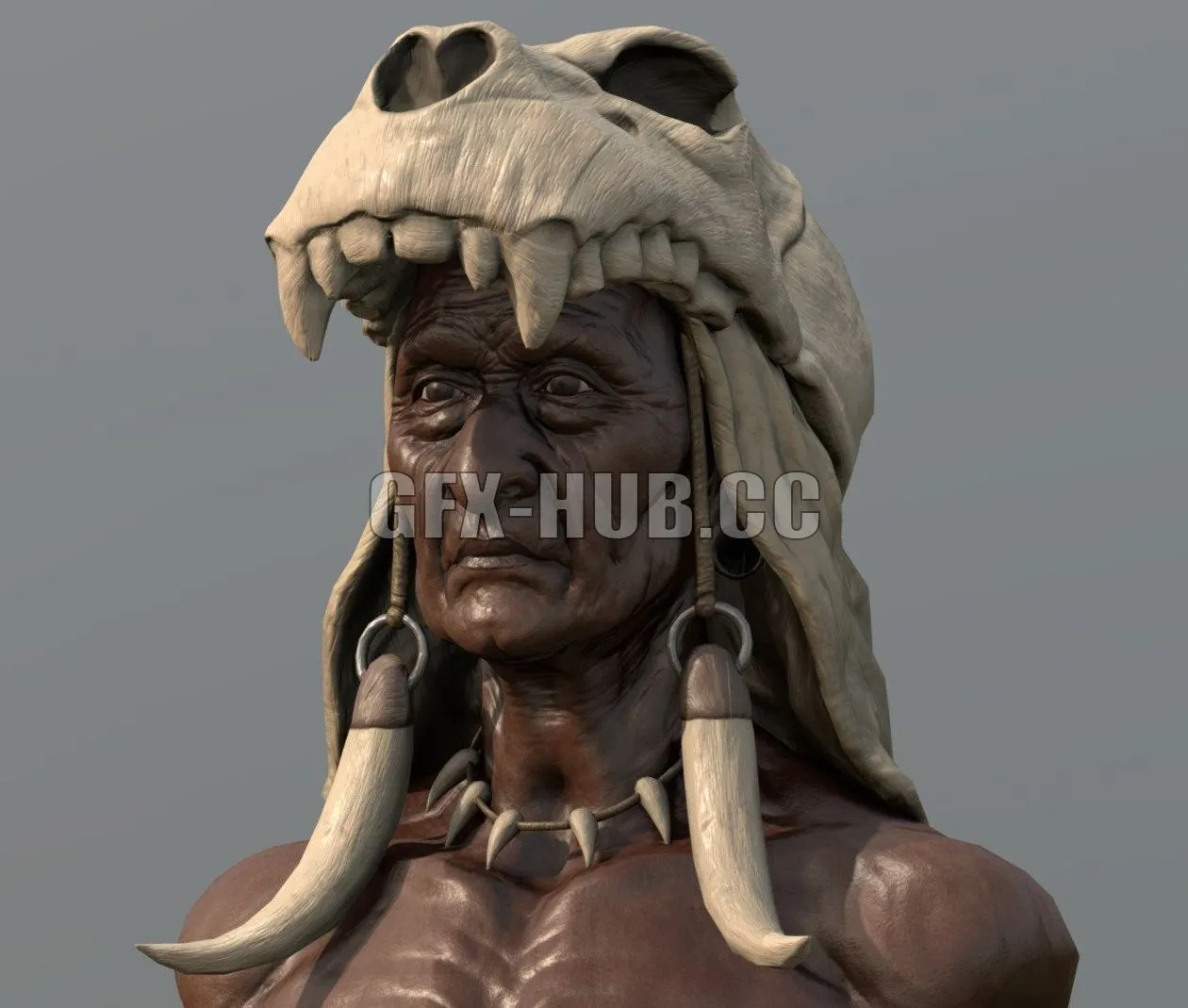 PBR Game 3D Model – Indigenous