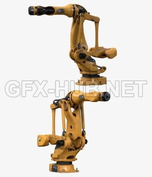 PBR Game 3D Model – Industrial Robot Hand PBR