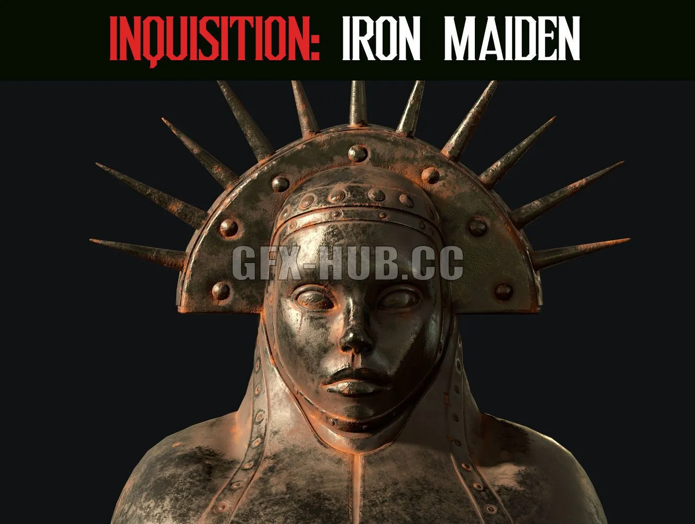 PBR Game 3D Model – Iron Maiden