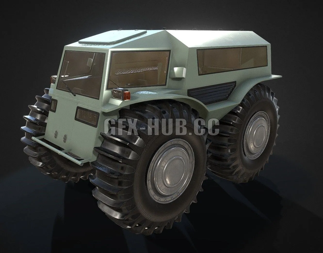 PBR Game 3D Model – All Terrain Vehicle