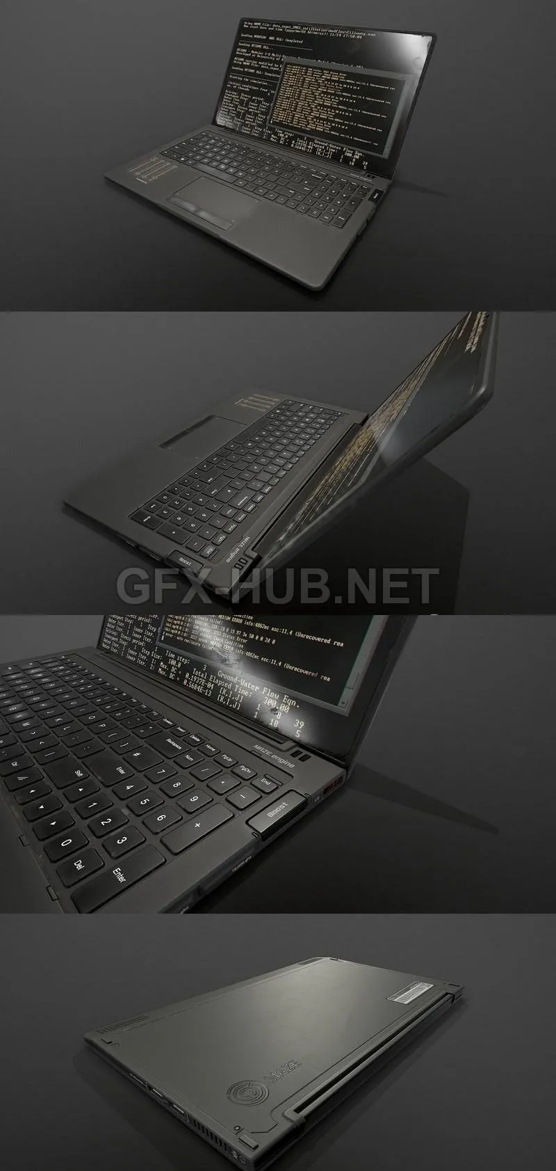 PBR Game 3D Model – Laptop