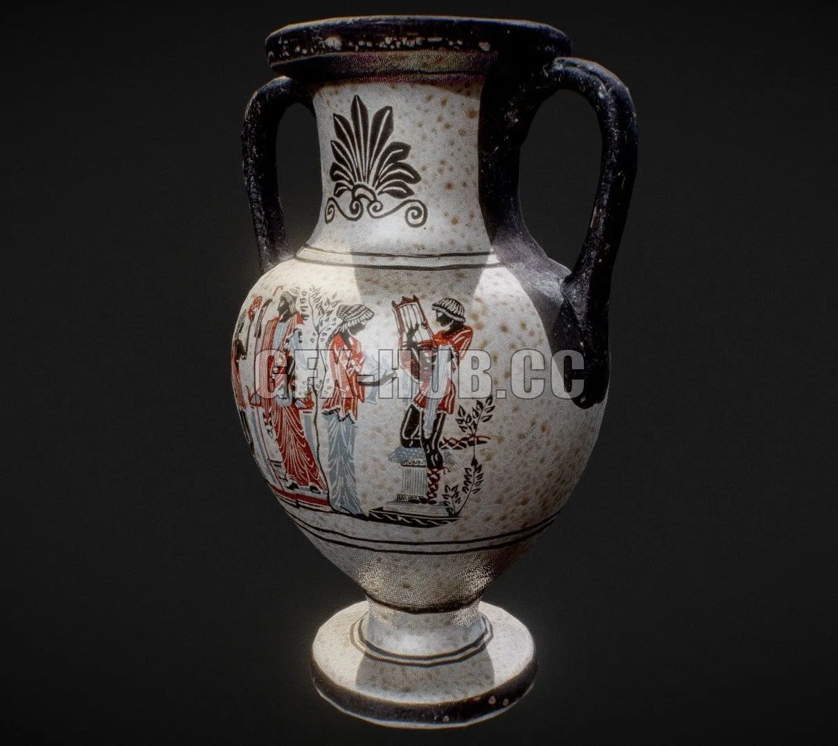PBR Game 3D Model – Amfora Vase