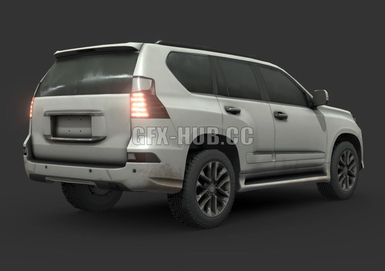 PBR Game 3D Model – Lexus GX