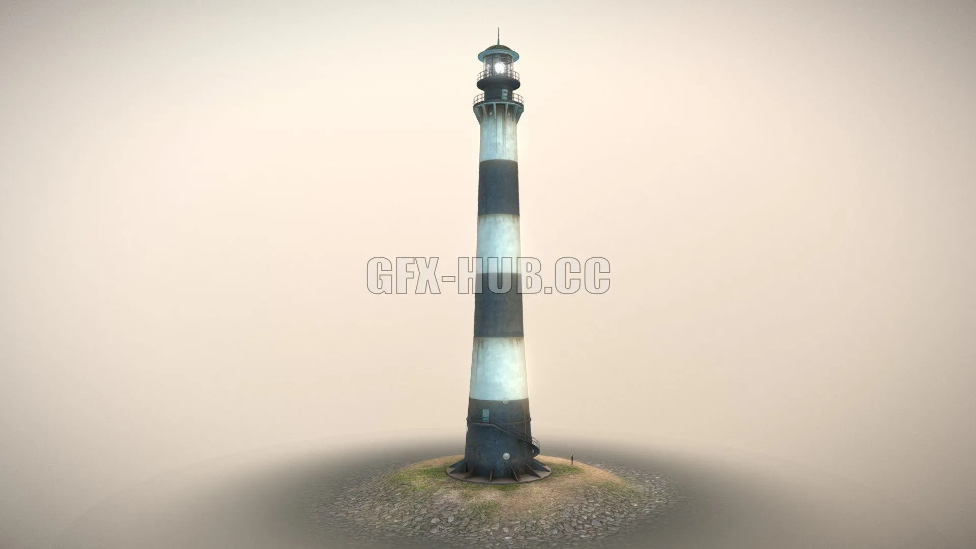 PBR Game 3D Model – Lighthouse
