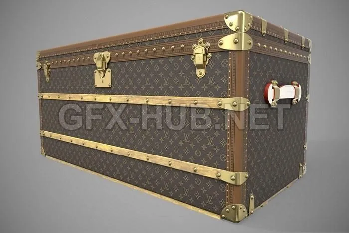 PBR Game 3D Model – Louis Vuitton – Hardcase