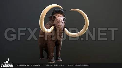 PBR Game 3D Model – Mammuthus primigenius