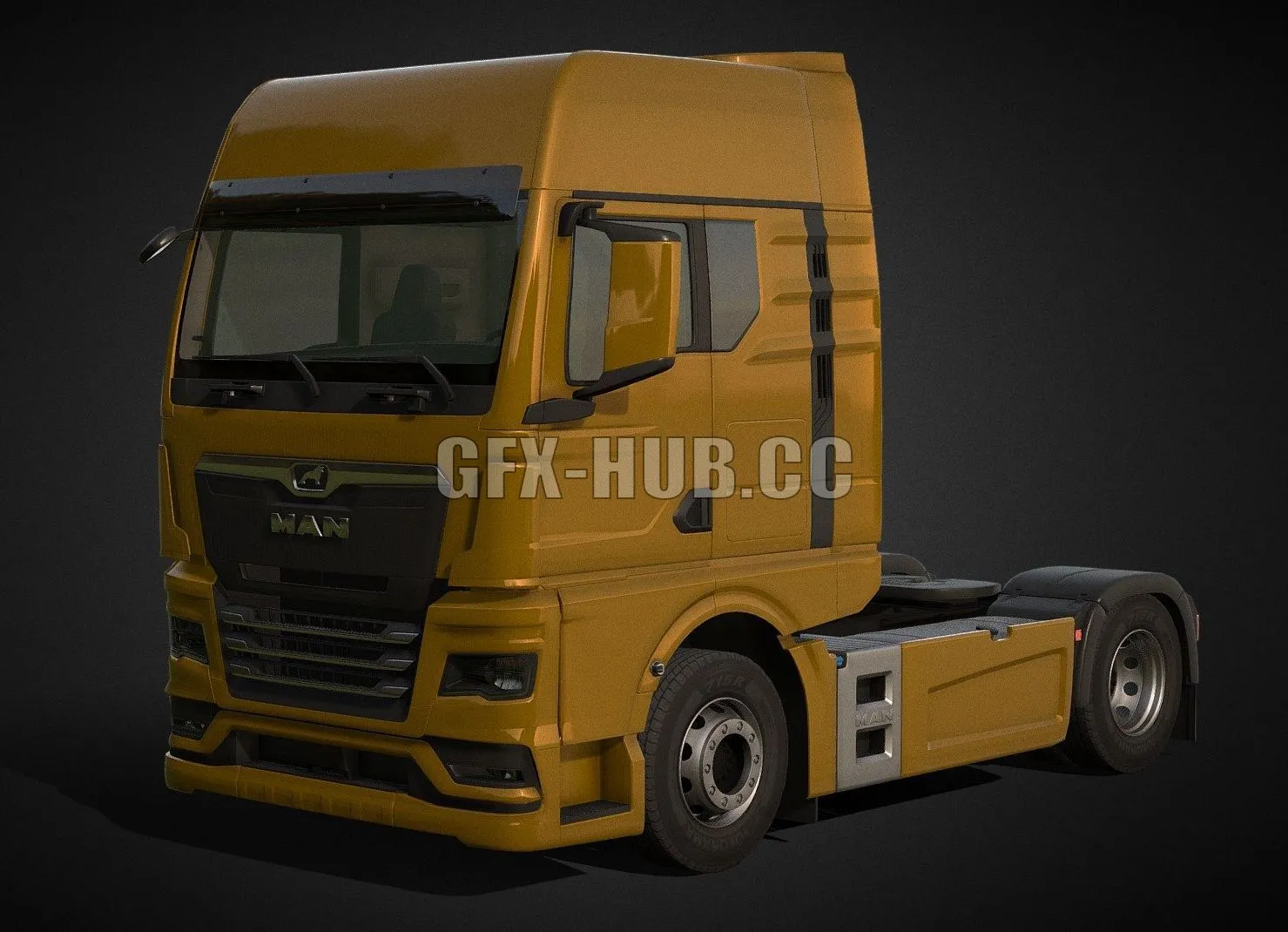 PBR Game 3D Model – Man TGX 2021