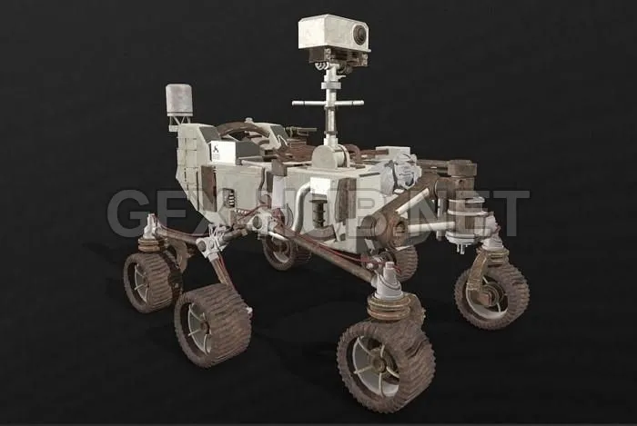 PBR Game 3D Model – Mars Rover 2020