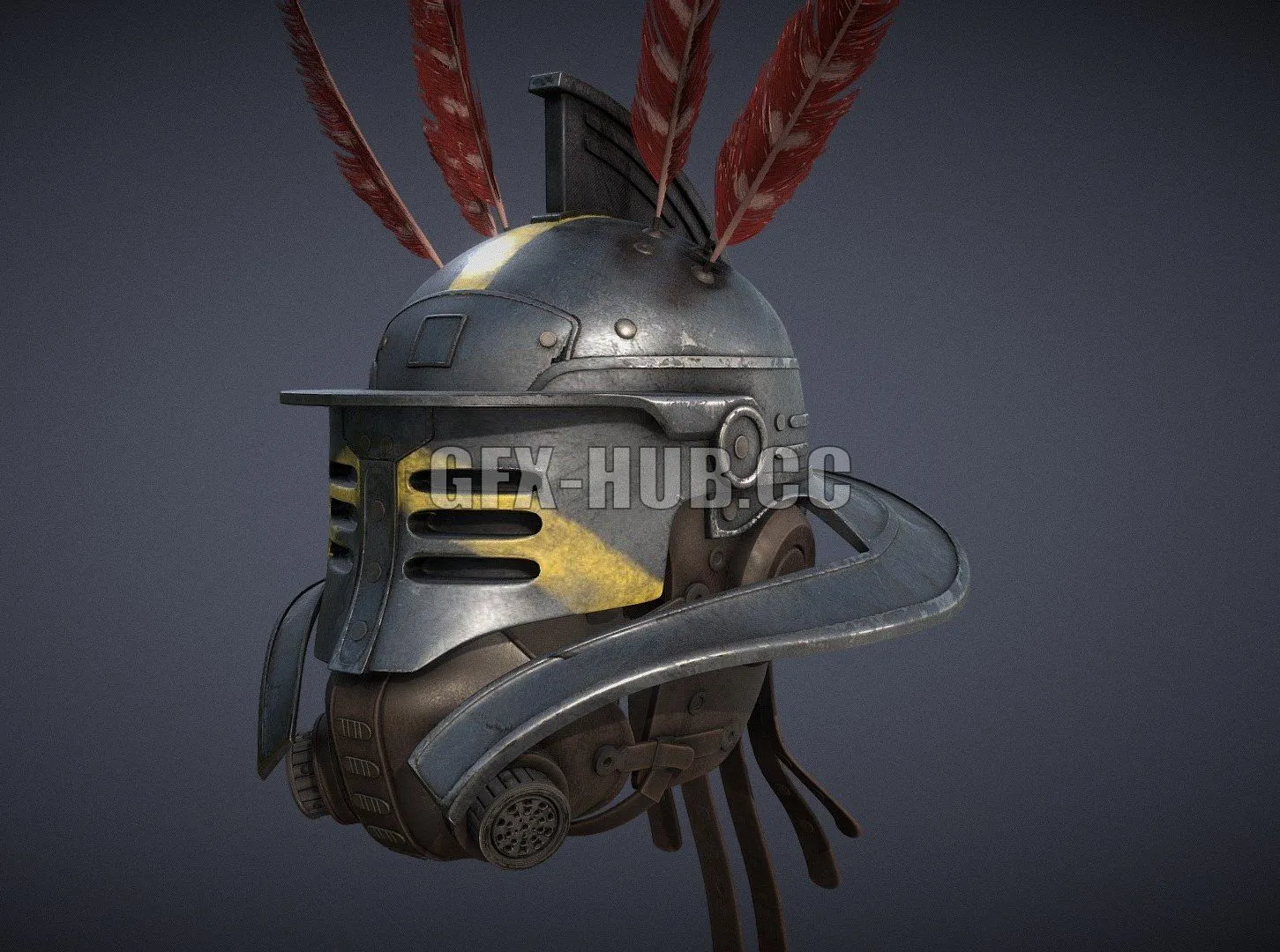 PBR Game 3D Model – Maximus Helmet
