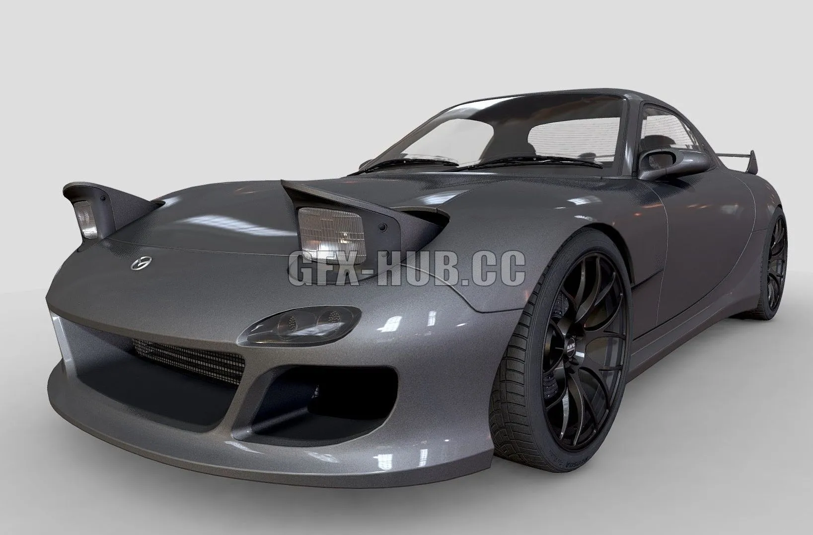 PBR Game 3D Model – Mazda RX-7