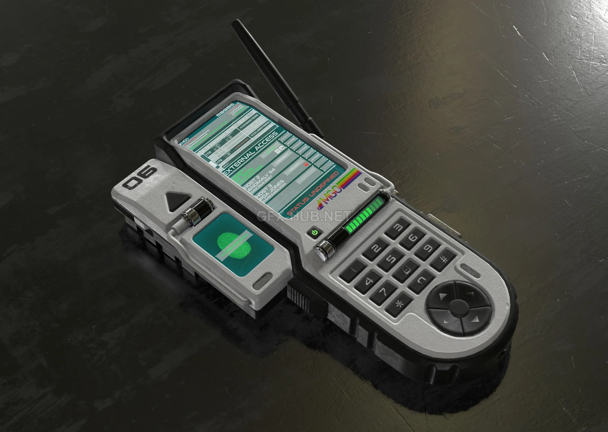 PBR Game 3D Model – MGD-09 Programming Device